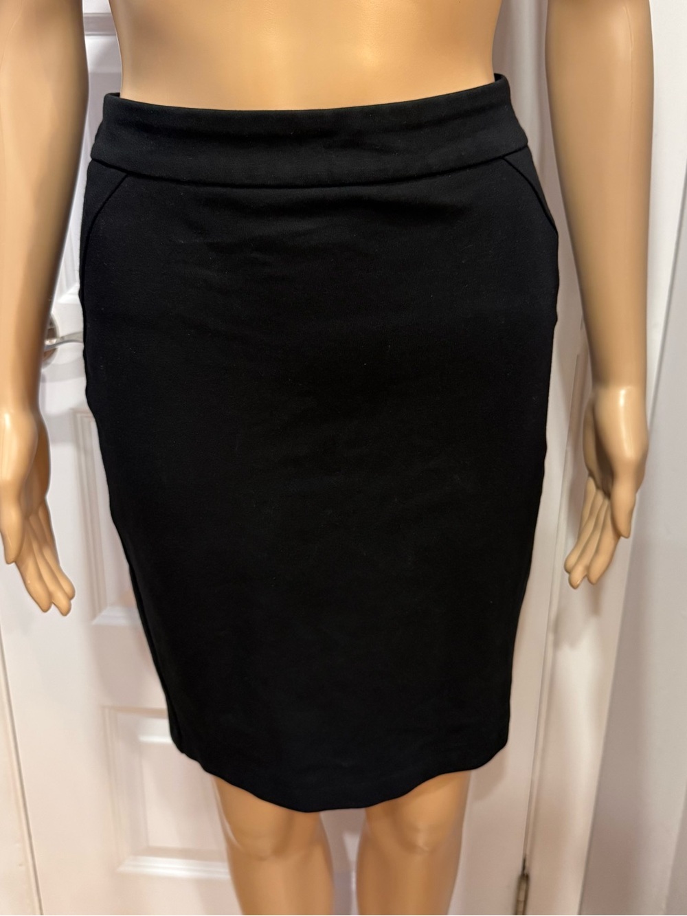S.G. & Co. Black Stretch Pencil Skirt XS